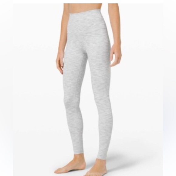 Lululemon Athletica Gray High-Waisted Wunder Under Leggings - Picture 1 of 5